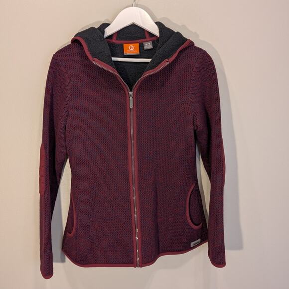 Merrell Select Regulate Jacket Knit Fleece Lined Full Zip Hood Layer - Size M - Picture 1 of 10
